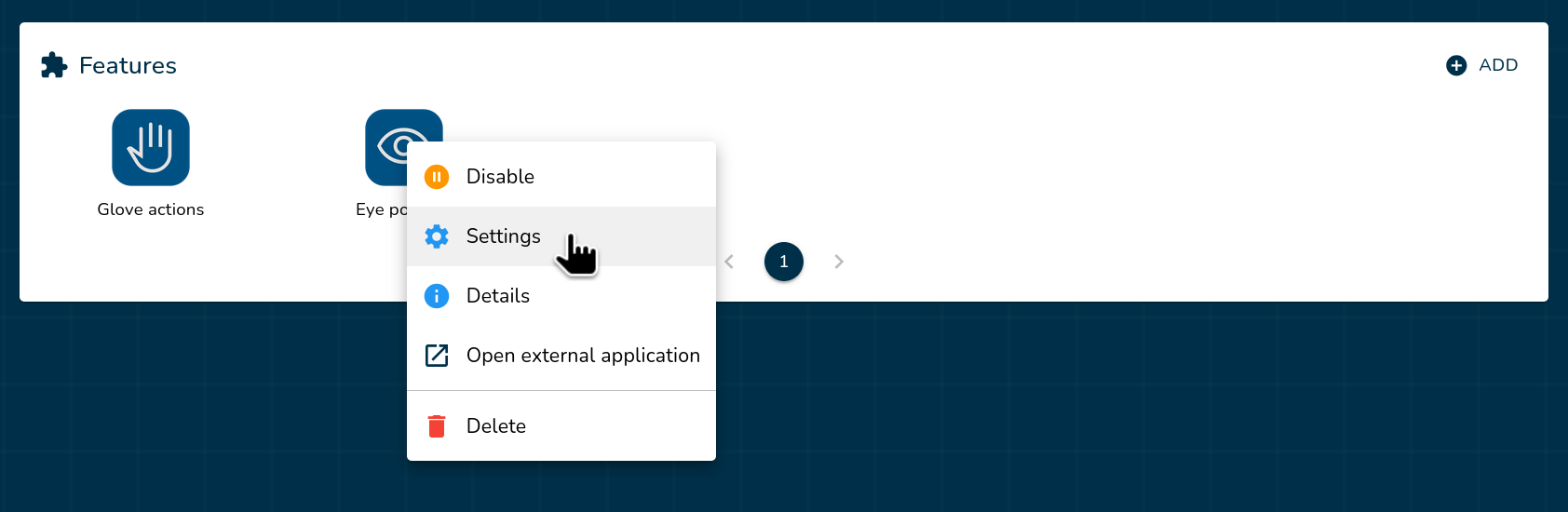 Feature Settings
